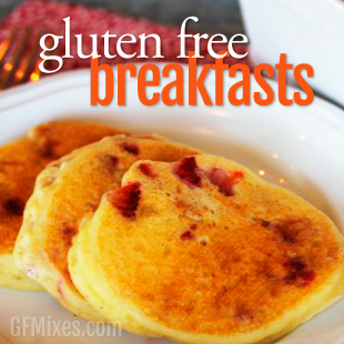 Gluten Free Breakfast Recipes Using a Homemade Gluten Free Baking Mix