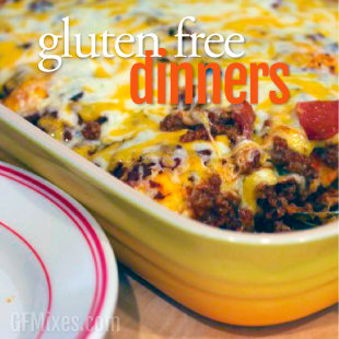 Gluten Free Dinner (Main Dish) Recipes Using a Homemade Gluten Free Baking Mix