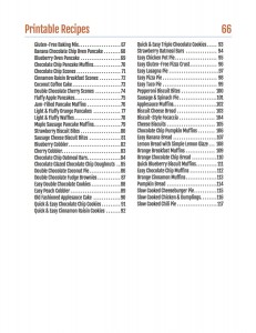 Table of Contents page 2