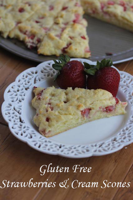 GlutenFreeStrawberriesandCreamScones