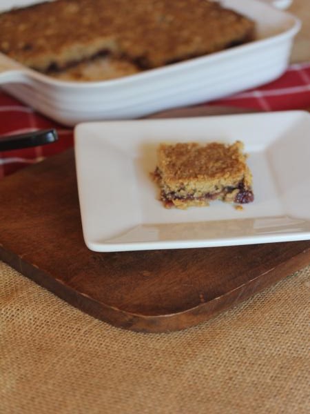 Raspberry Jam Bars with Gluten Free Baking Mix_