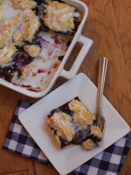 Gluten Free Blueberry Swirl Coffee Cake-