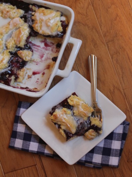 Gluten Free Blueberry Swirl Coffee Cake