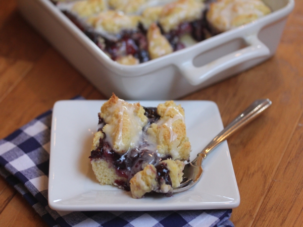 Gluten Free Blueberry Swirl Coffee Cake__